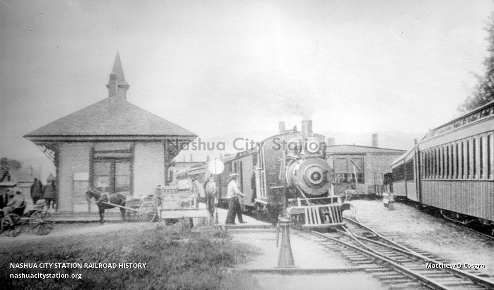 Postcard Sandy River & Rangeley Lakes Railroad Station, Phillips