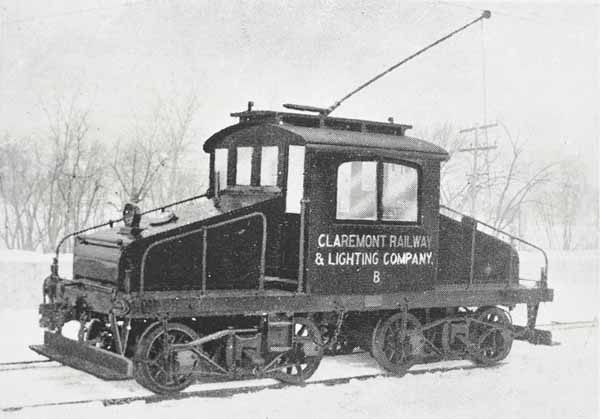 Negative: Claremont Railway & Lighting Co. Locomotive B | Railroad History