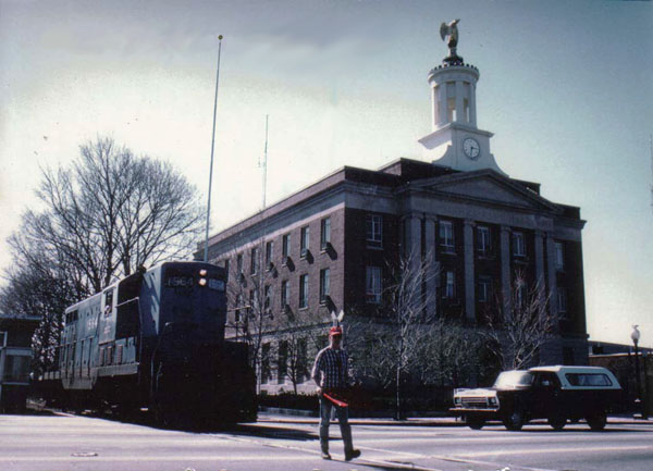 Boston & Maine #1564 at Main Street, Nashua