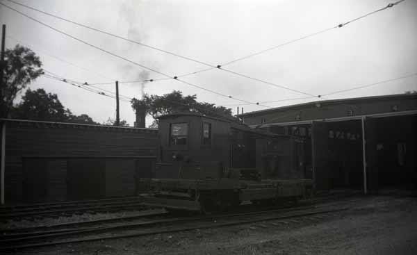 Claremont Railway #22 at the Lafayette Street carbarn