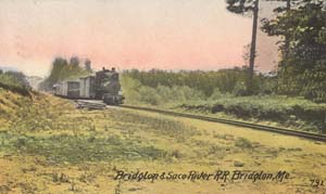 Bridgton & Saco River Railroad, Bridgton, Maine