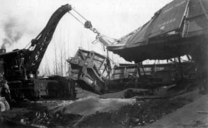 Wreck on the Grand Trunk Railway at Portland, Maine