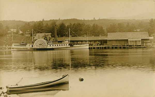 Alton Bay railroad station and steamboat landing