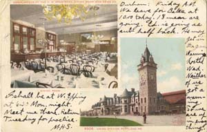 Union Station and Dining Room, Portland, Maine