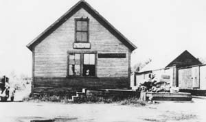 Carrabasset, Maine.  Sandy River & Rangeley Lake Post Office and Railroad Station