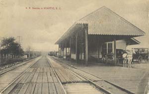 Railroad Station at Niantic, Rhode Island