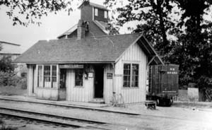 Railroad Station, Abbott's Run, Rhode Island