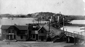 Postcard: Old Railroad Bridge, Tiverton, Rhode Island | Railroad History