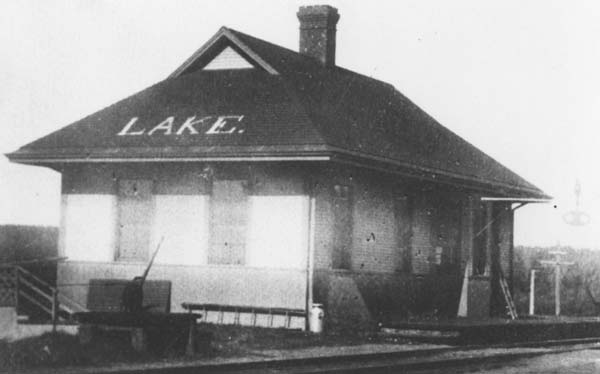 Railroad Station, Lake, Vermont