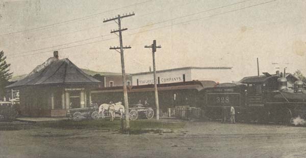 Central Vermont Railroad Station, Richford, Vermont