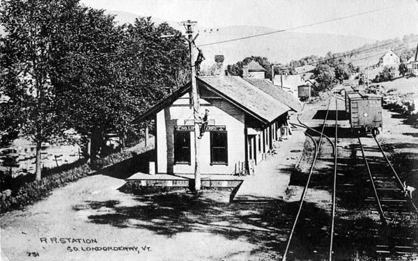 Railroad Station, South Londonderry, Vermont