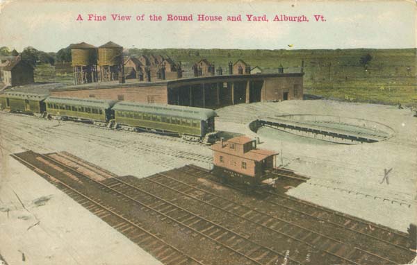 A Fine View of the Round House and Yard, Alburgh, Vermont