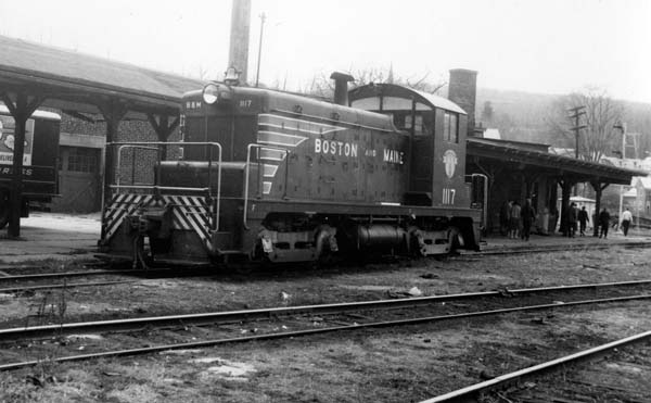 Boston & Maine Railroad #1117 at Bellows Falls, Vermont