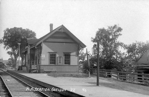 Railroad Station, Sheldon, Vermont