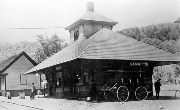 Rutland Railroad Station, Gassetts, Vermont