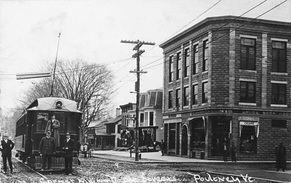 Corner of Main and Depot Streets, Poultney, Vermont