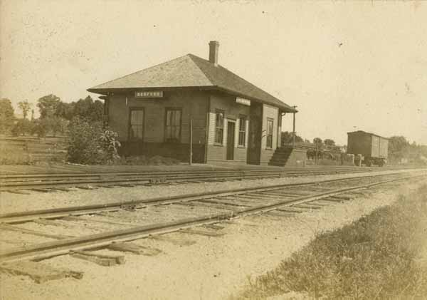 Postcard: Bedford station | Railroad History