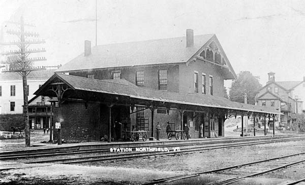 Postcard: Station, Northfield, Vermont | Railroad History