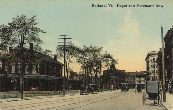 Rutland, Vermont, Depot and Merchants Row