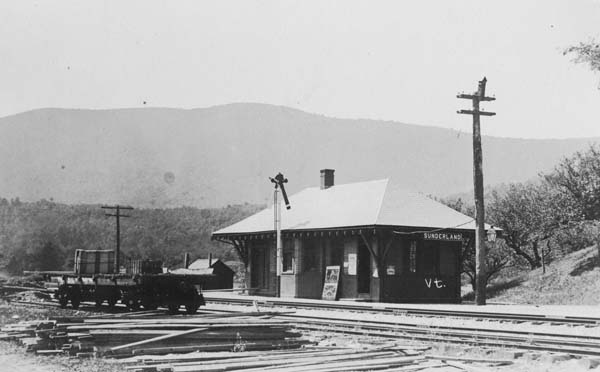 Railroad Station, Sunderland, Vermont