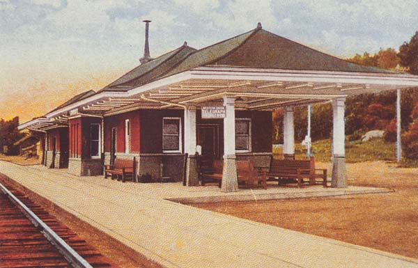 Riverside Train Station, Riparius, New York