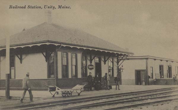 Railroad Station, Unity, Maine