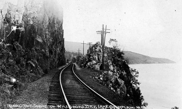 Along the Shore of Willsboro Bay, Lake Champlain