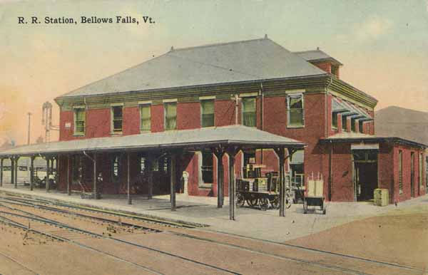 Railroad Station, Bellows Falls, Vermont