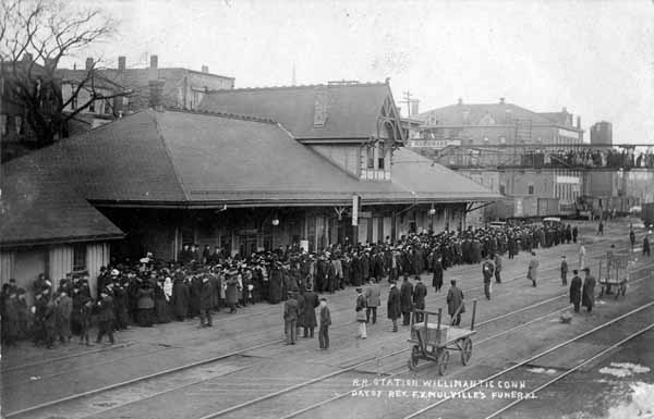 Railroad Station, Willimantic, Connecticut