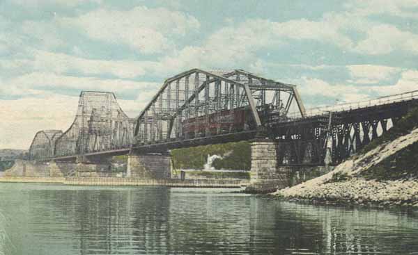 Railroad Bridge over Thames River, New London, Connecticut