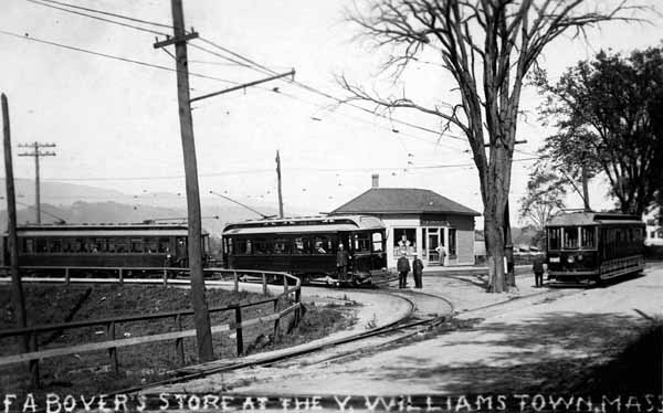 F. A. Bover's Store at the V.  Williamstown, Massachusetts