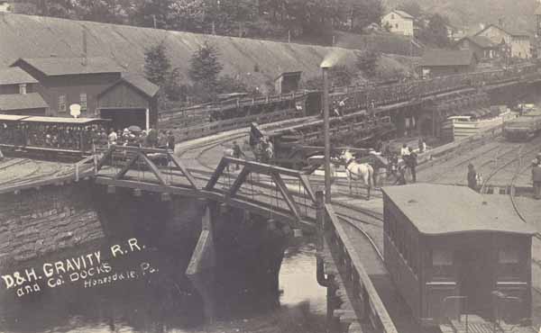 Delaware & Hudson Gravity Railroad and Company Docks, Honesdale, Pennsylvania