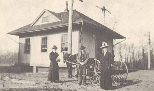 Towantic Railroad Station on Riggs Street