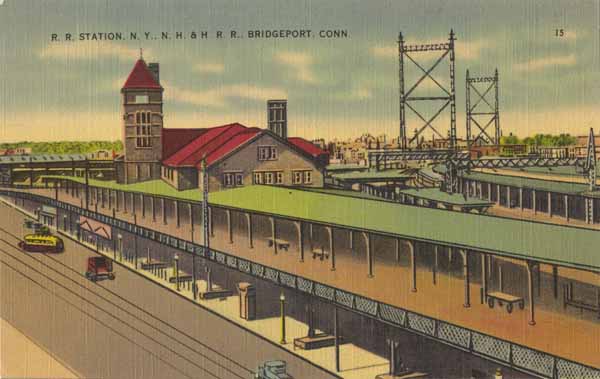 Railroad Station, New York, New Haven & Hartford Railroad, Bridgeport, Connecticut