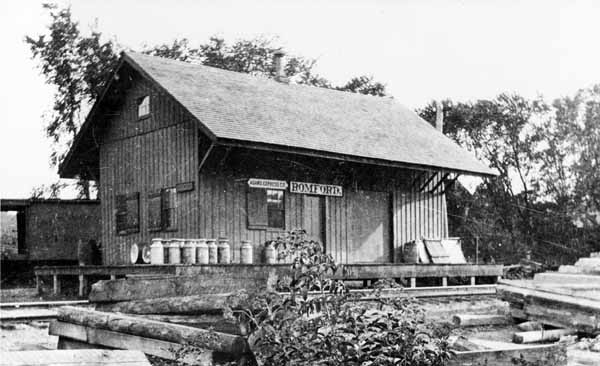 Romford Station on the Litchfield Branch