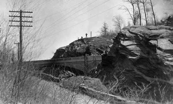 Highway Bridge over the New Haven Railroad, Bolton Notch, Connecticut