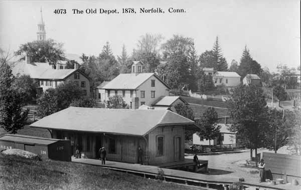 The Old Depot, 1878, Norfolk, Connecticut