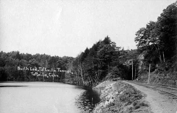 Postcard: North End, Taftville Tunnel, Taftville, Connecticut ...