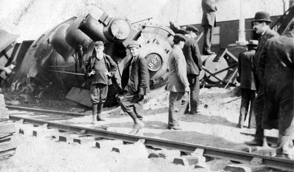 Wreck on the Boston & Maine Railroad