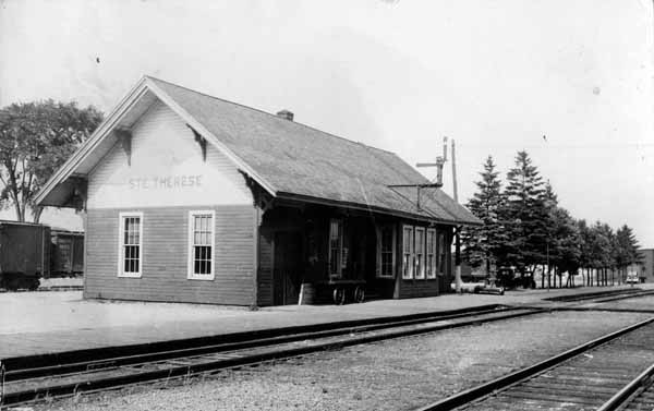 Railroad Station, Ste. Therese, Quebec