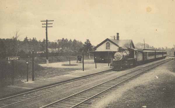 Railway Station, Sharon, Massachusetts