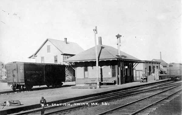 Railroad Station, Unity, Maine
