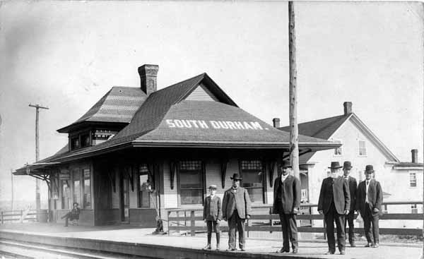 Railroad Station, South Durham, Quebec
