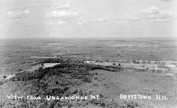 View from Uncanoonuc Mountain, Goffstown, New Hampshire