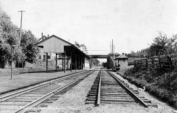 Railroad Station, East Dedham, Massachusetts
