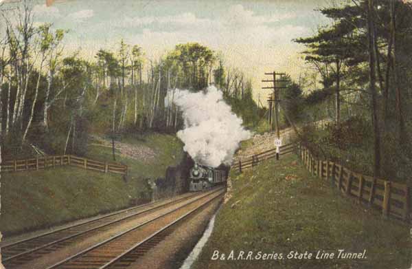 Boston & Albany Railroad Series.  State Line Tunnel