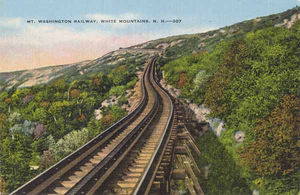 Mt. Washington Railway, White Mountains, New Hampshire