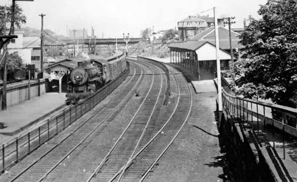 New Haven Railroad #1343 at Atlantic, Massachusetts
