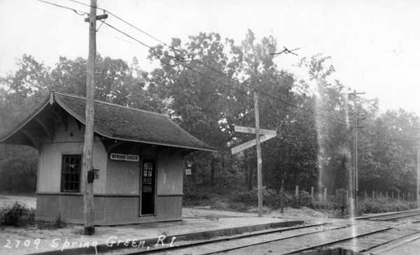 Railroad Station, Spring Green, Rhode Island
