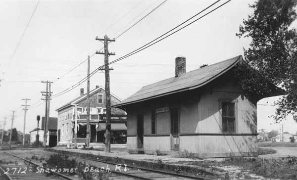 Railroad Station, Shawomet Beach, Rhode Island